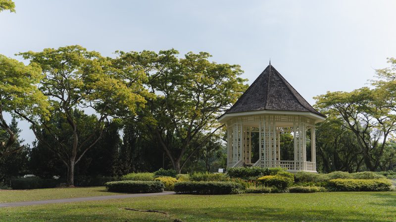 The Bandstand at the Singapore Botanic Gardens